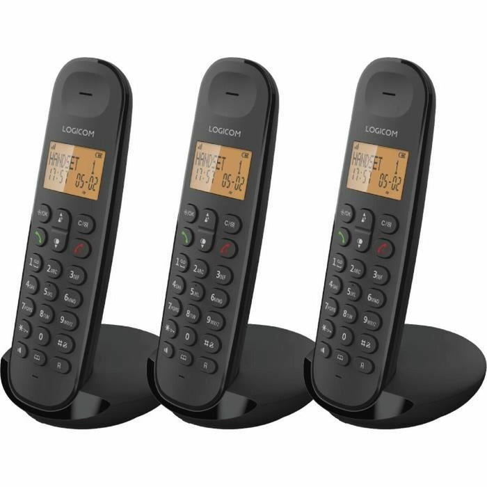 Wireless Phone Logicom ILOA 350 TRIO Black