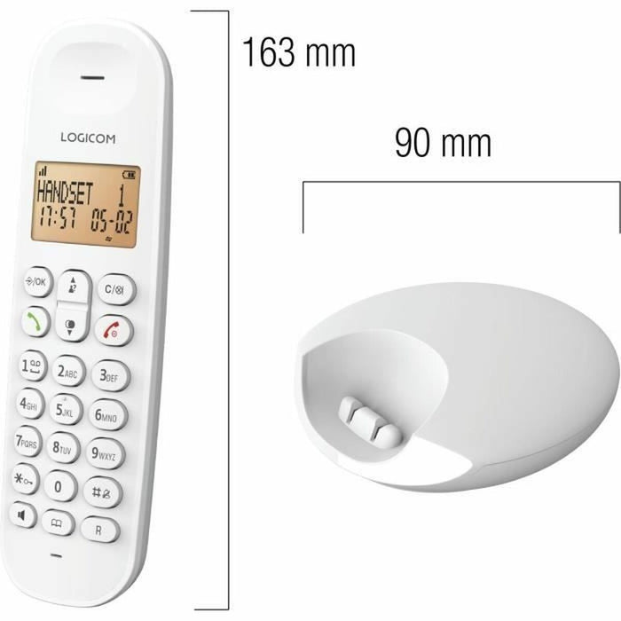 Landline Telephone Logicom DECT ILOA 150 SOLO White