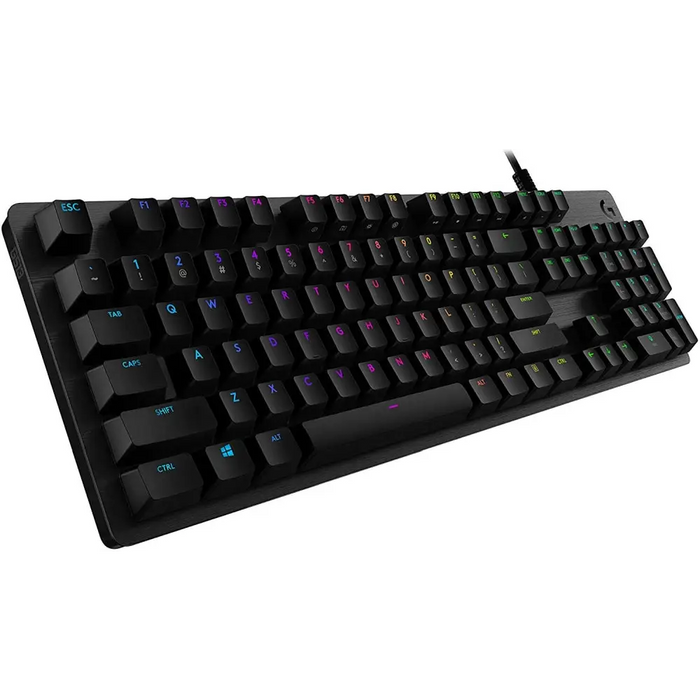 Logitech G513 Keyboard GX Brown Tactile Lightsync RGB USB Passthrough Data/Power Alumium Alloy Game Mode Memory Foam