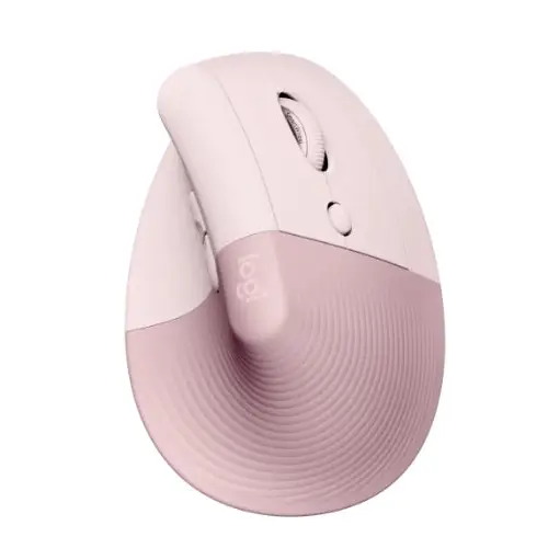 Logitech Lift Vertical Ergonomic Mouse - ROSE/DARK ROSE - EMEA