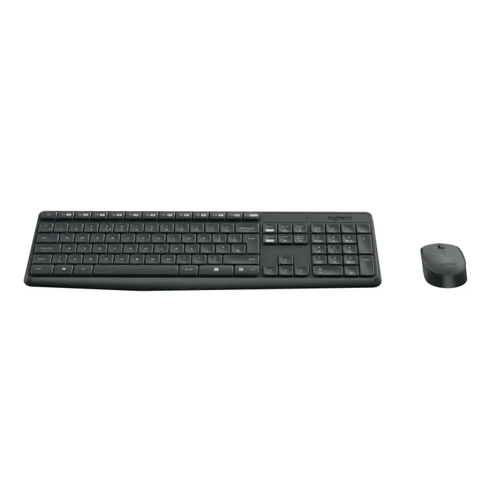 Logitech MK235 Wireless Keyboard and Mouse Combo - Grey - US INTL