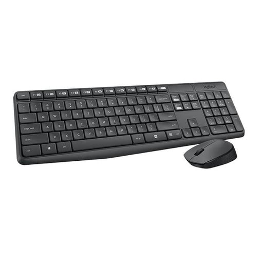 Logitech MK235 wireless keyboard and mouse set Dark gray - Клавиатури<<<Компютърна