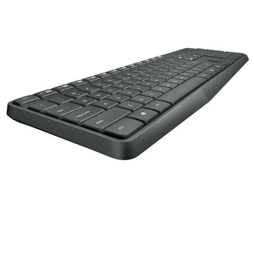 Logitech MK235 wireless keyboard and mouse set Dark gray - Клавиатури<<<Компютърна