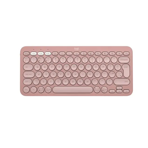 Logitech Pebble Keys 2 K380s - TONAL ROSE - US INT’L - BT - N/A - INTNL-973 - UNIVERSAL