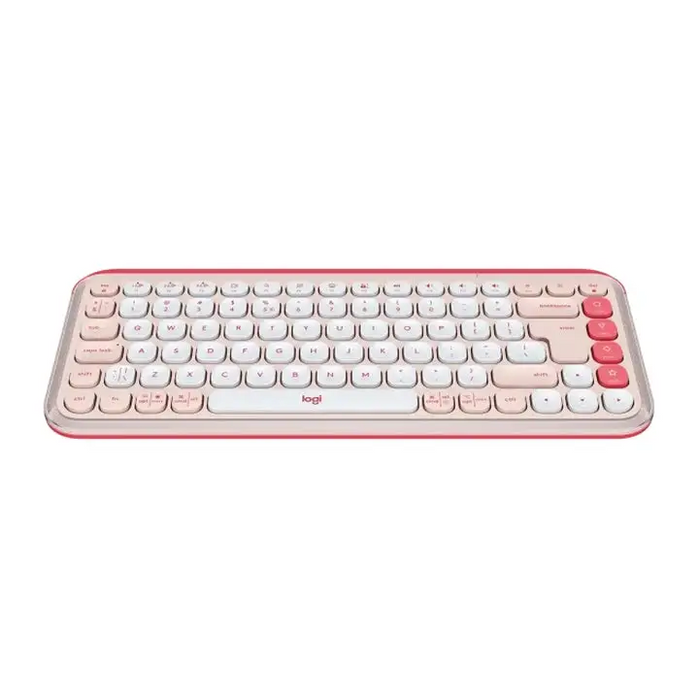 Logitech Pop Icon Keys - Rose - US INT’L - BT - N/A - INTNL-973 - Keyboards<<<Logitech<<<LOGITECH<<<PolyComp