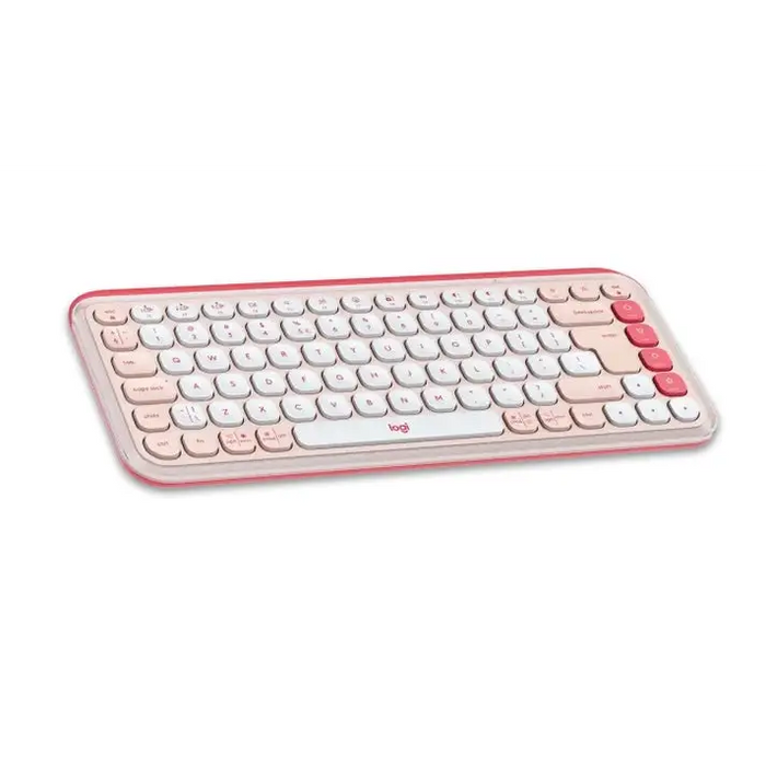 Logitech Pop Icon Keys - Rose - US INT’L - BT - N/A - INTNL-973 - Keyboards<<<Logitech<<<LOGITECH<<<PolyComp