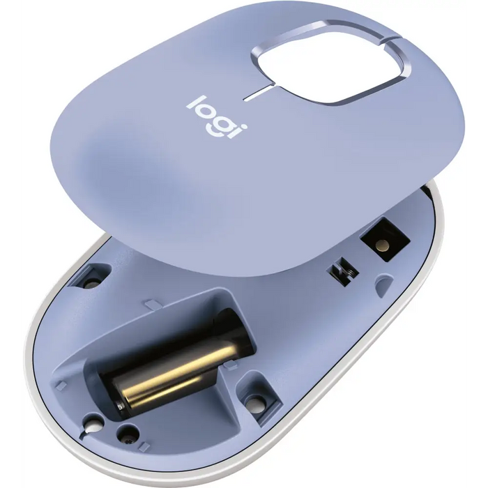 Logitech POP Mouse with emoji - LILAC - BT - N/A - EMEA28i-935 - FY25,TERRA - Mice<<<Logitech<<<LOGITECH<<<PolyComp