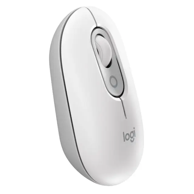 Logitech POP Mouse with emoji - OFF-WHITE - BT - N/A - EMEA28i-935 - FY25,TERRA - Mice<<<Logitech<<<LOGITECH<<<PolyComp