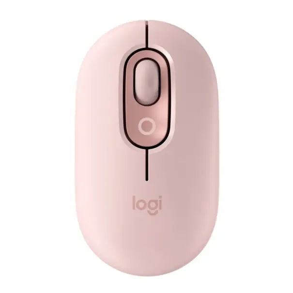 Logitech POP Mouse with emoji - ROSE - BT - N/A - EMEA28i-935 - FY25,TERRA - Mice<<<Logitech<<<LOGITECH<<<PolyComp