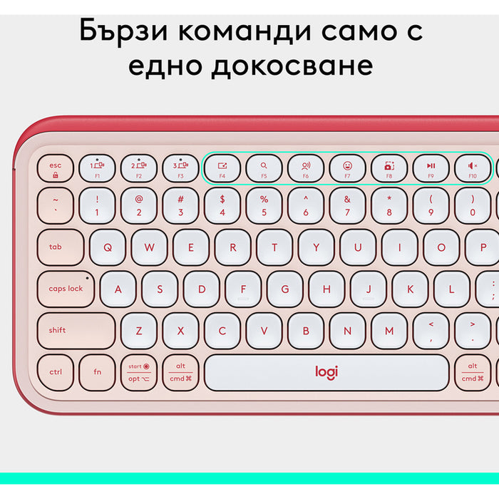 Keyboard Logitech POP - ROSE 920-013073