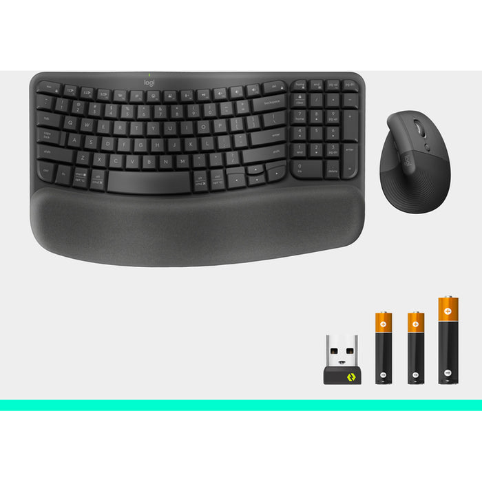 Set LOGITECH WAVE KEYS + LIFT COMBO GR 920-013635