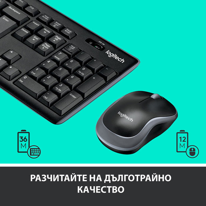 Logitech MK270 wireless keyboard and mouse set