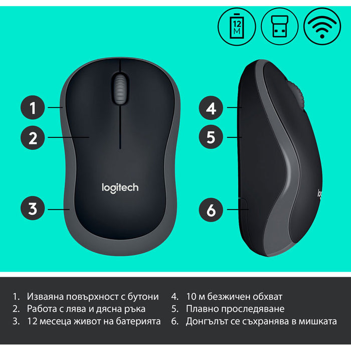 Logitech MK270 wireless keyboard and mouse set