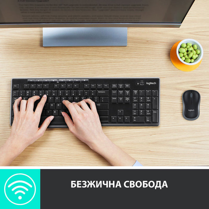 Logitech MK270 wireless keyboard and mouse set