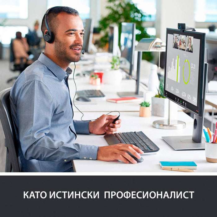 Webcam with microphone LOGITECH C920s Pro
