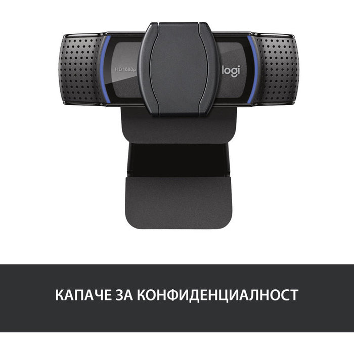 Webcam with microphone LOGITECH C920s Pro