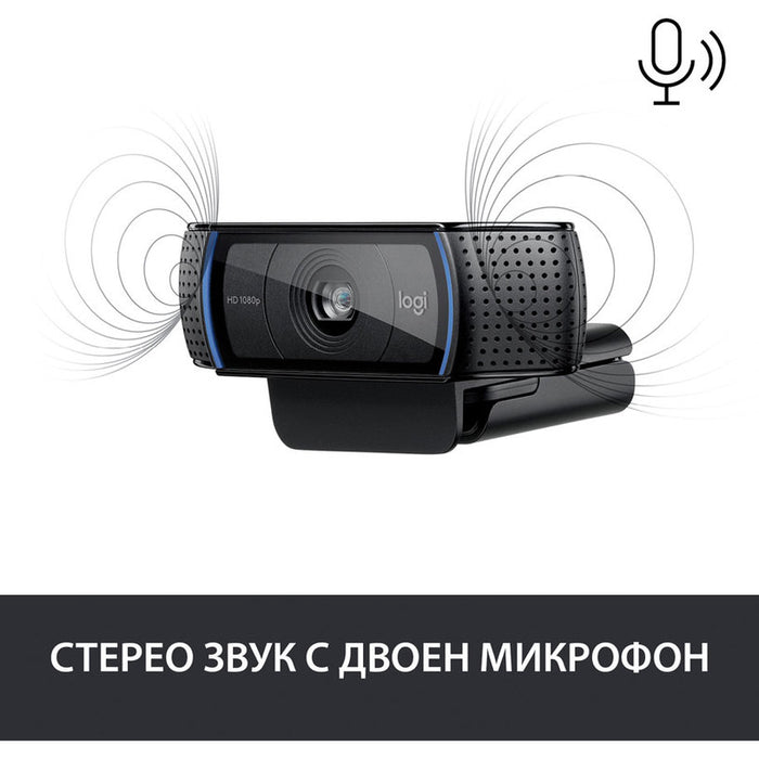 Webcam with microphone LOGITECH C920s Pro