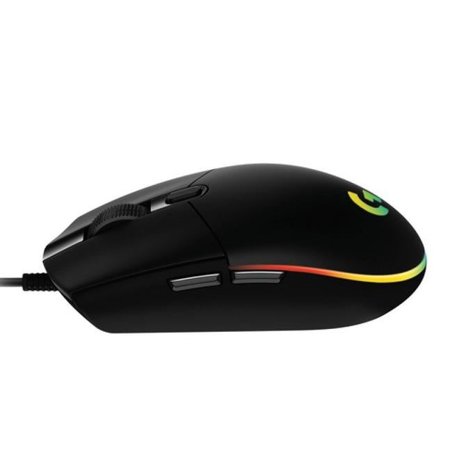 Logitech G203 Gaming Mouse, Optical (8000 dpi), USB, RGB, Black