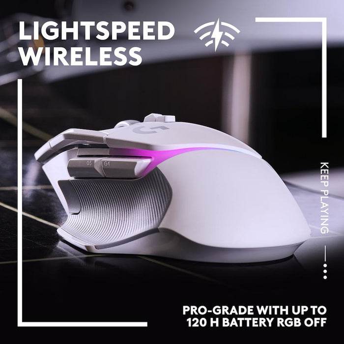 Logitech G502 X Plus White Lightsync RGB Gaming Mouse