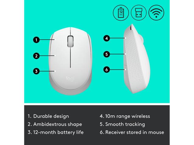 Wireless optical mouse LOGITECH M171