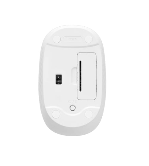 Logitech Mouse - M196, optical, wireless, white