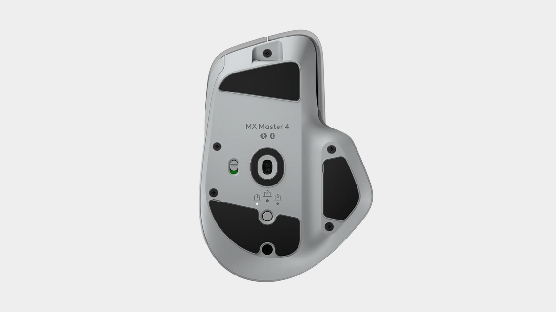 Wireless laser mouse LOGITECH MX MASTER 4 Pale Gray