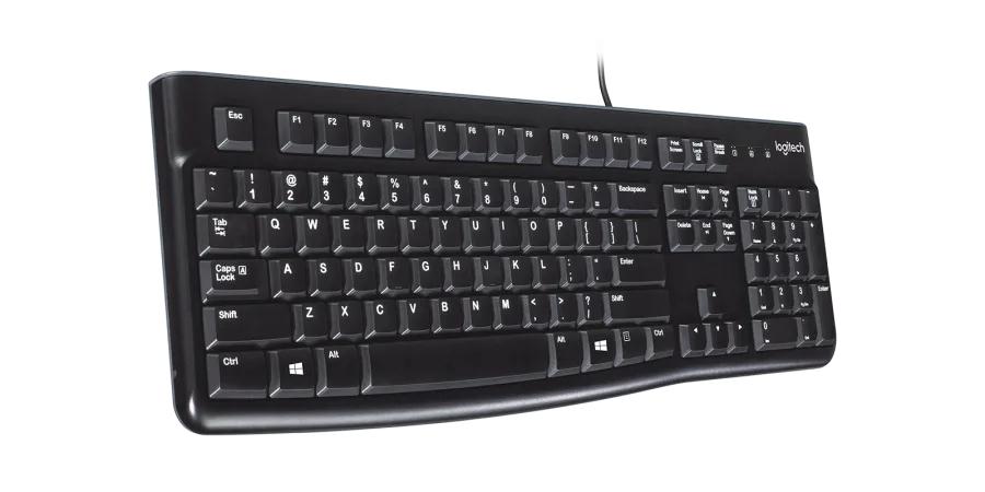 Standard keyboard Logitech K120, US, retail packaging