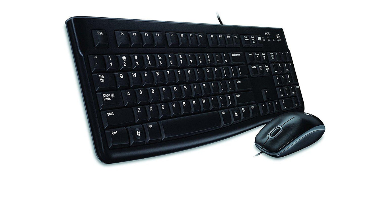 Logitech MK120 keyboard and mouse set, Black