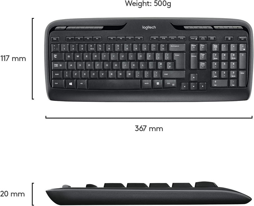 Logitech MK330 keyboard and mouse set