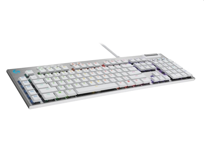 Механична клавиатура Logitech - G815 LIGHTSYNC, Tactile, RGB, бяла