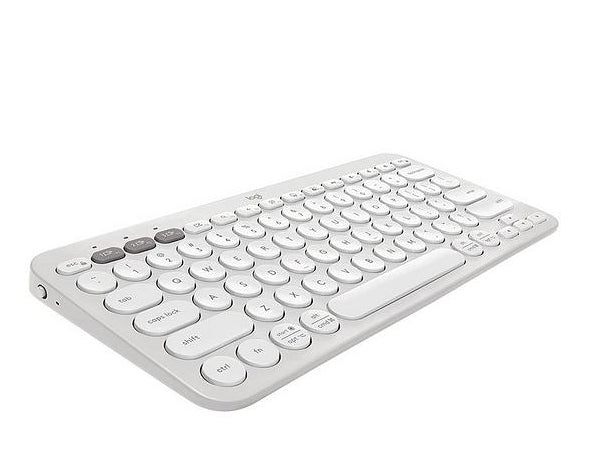 Logitech Pebble Keys 2 K380s - TONAL WHITE - US INT'L - BT - N/A - INTNL-973 - UNIVERSAL