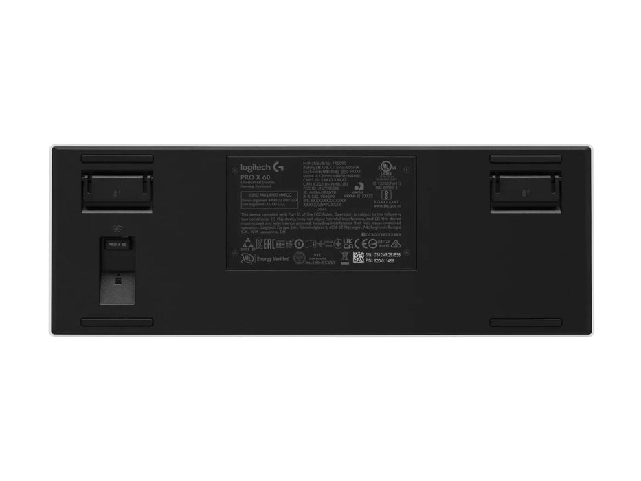Gaming keyboard Logitech Pro X 60 Tactile White