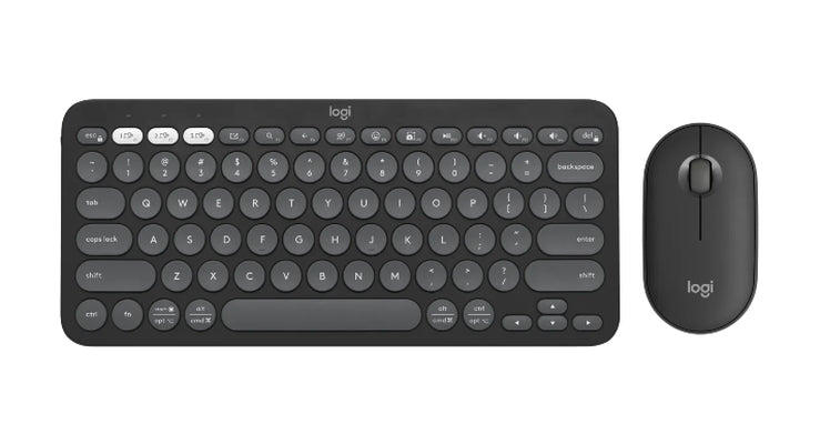 Logitech Pebble 2 Combo - TONAL GRAPHITE - US INT'L - 2.4GHZ/BT - N/A - INTNL-973 - UNIVERSAL