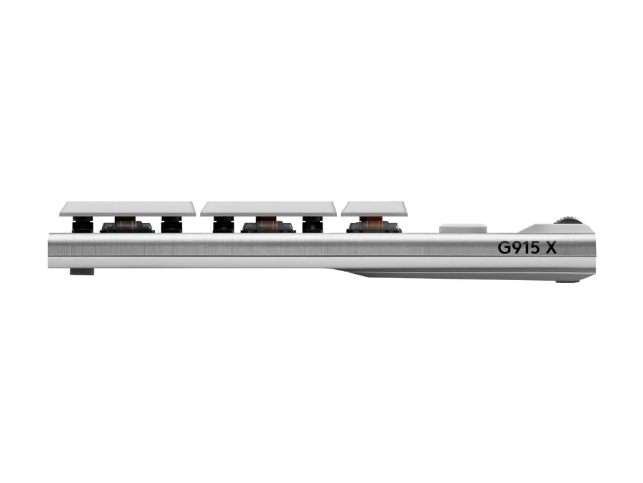 Logitech G915X White Lightspeed Wireless Gaming Mechanical Keyboard - GL Tactile Switch