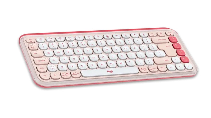 Logitech Pop Icon Keys - Rose - US INT'L - BT - N/A - INTNL-973