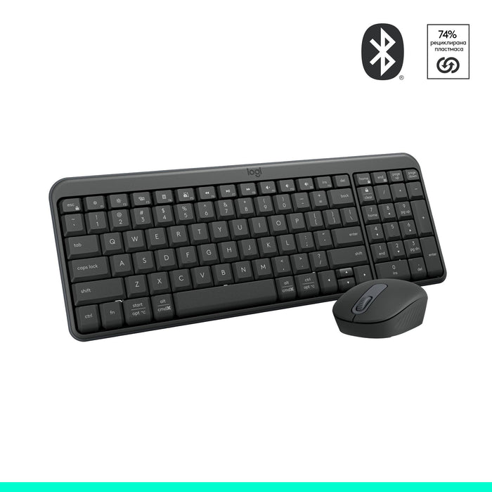 Logitech MK250 Graphite Wireless Keyboard - Cyrillic