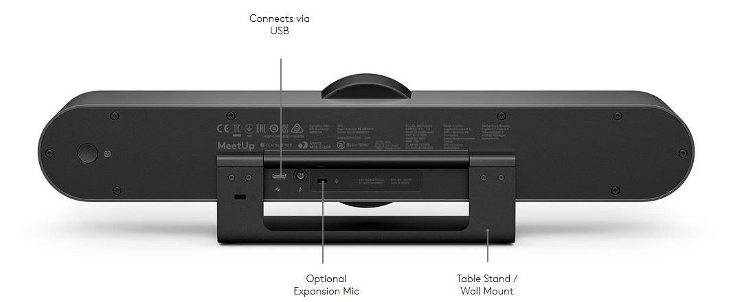 Video conference camera LOGITECH MeetUp, 4K Ultra HD video, USB3.0