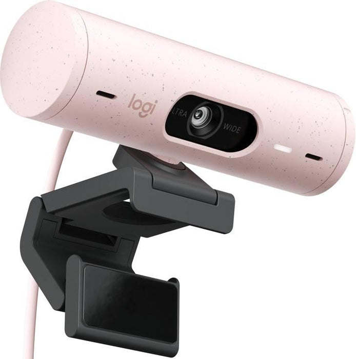 Logitech BRIO 500 Rose Full HD webcam, microphone, USB