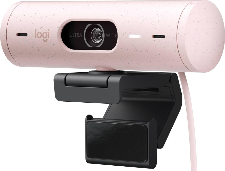 Logitech BRIO 500 Rose Full HD webcam, microphone, USB