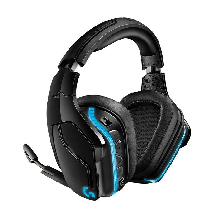 Logitech Gaming Headset, G935 7.1 Wireless 7.1 Surround Lightsync, Wireless, Black