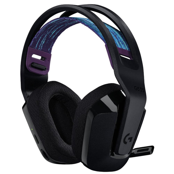 Logitech G535 Lightspeed Wireless Gaming Headset, Microphone, Black