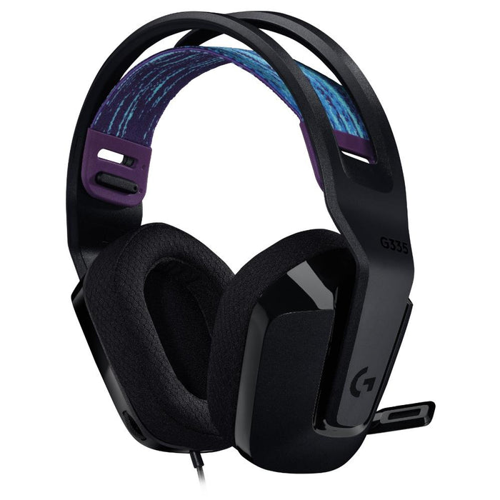 Logitech G335 Gaming Headset, Microphone, Black