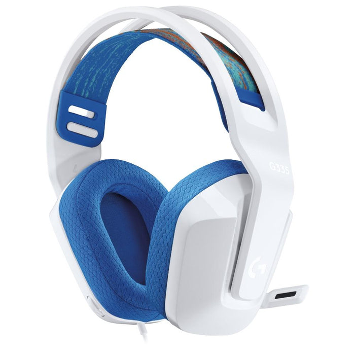 Logitech G335 Gaming Headset, Microphone, White