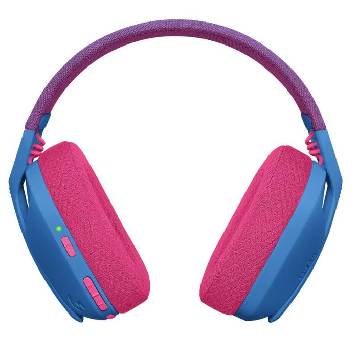 Logitech G435 Lightspeed Wireless Gaming Headset, Microphone, Blue/Pink