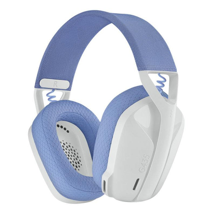 Gaming wireless headset Logitech G435 Lightspeed Wireless, Microphone, White