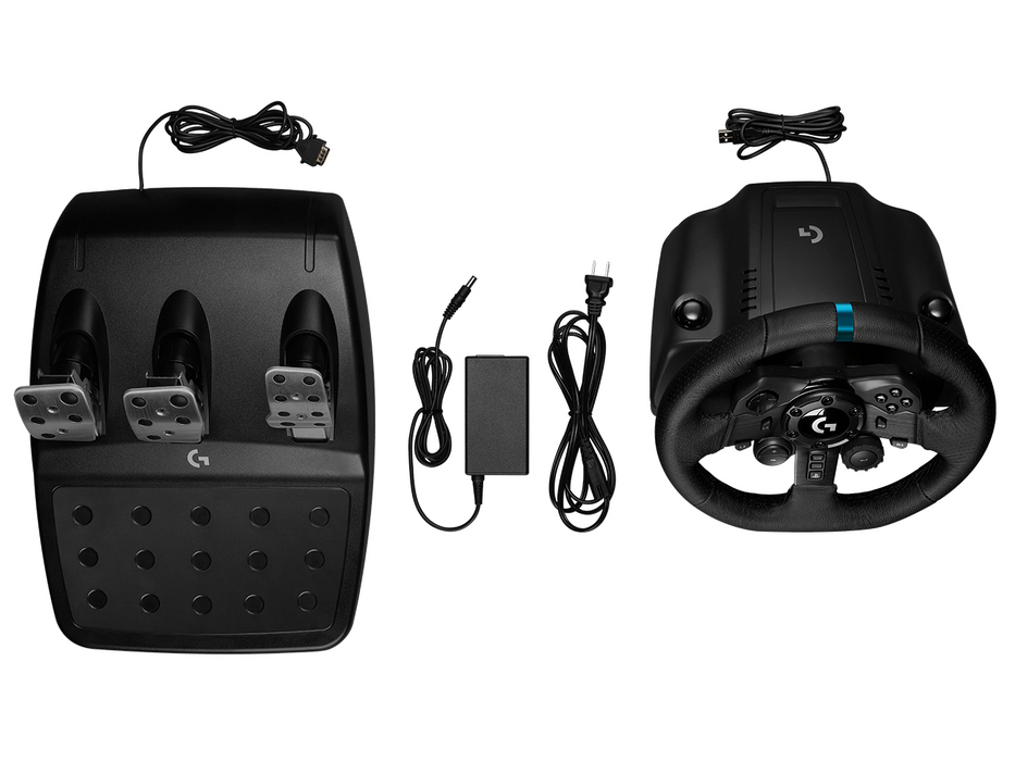 LOGITECH G923 steering wheel + LOGITECH shifter for PS4/PS5/PC