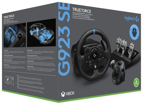 LOGITECH G923 SE steering wheel + LOGITECH shifter for XBOX/PC