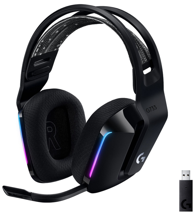 Logitech G733 LIGHTSPEED WIRELESS Headset with Microphone Black