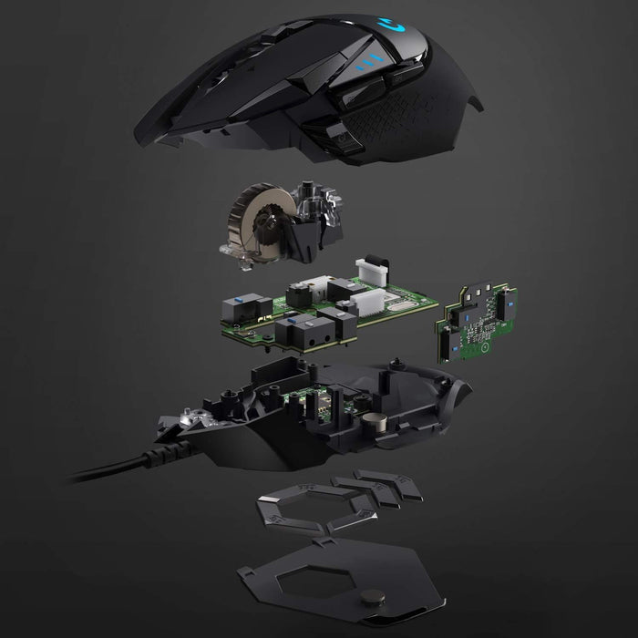 Logitech G502 HERO Proteus Spectrum RGB gaming mouse