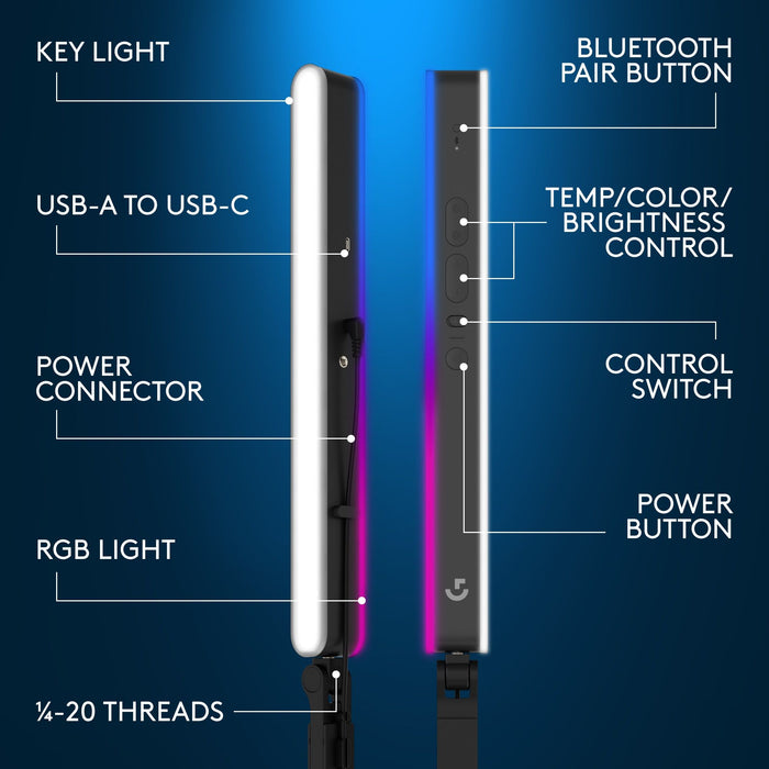 Logitech Litra Beam LX Dual Led Streaming Light